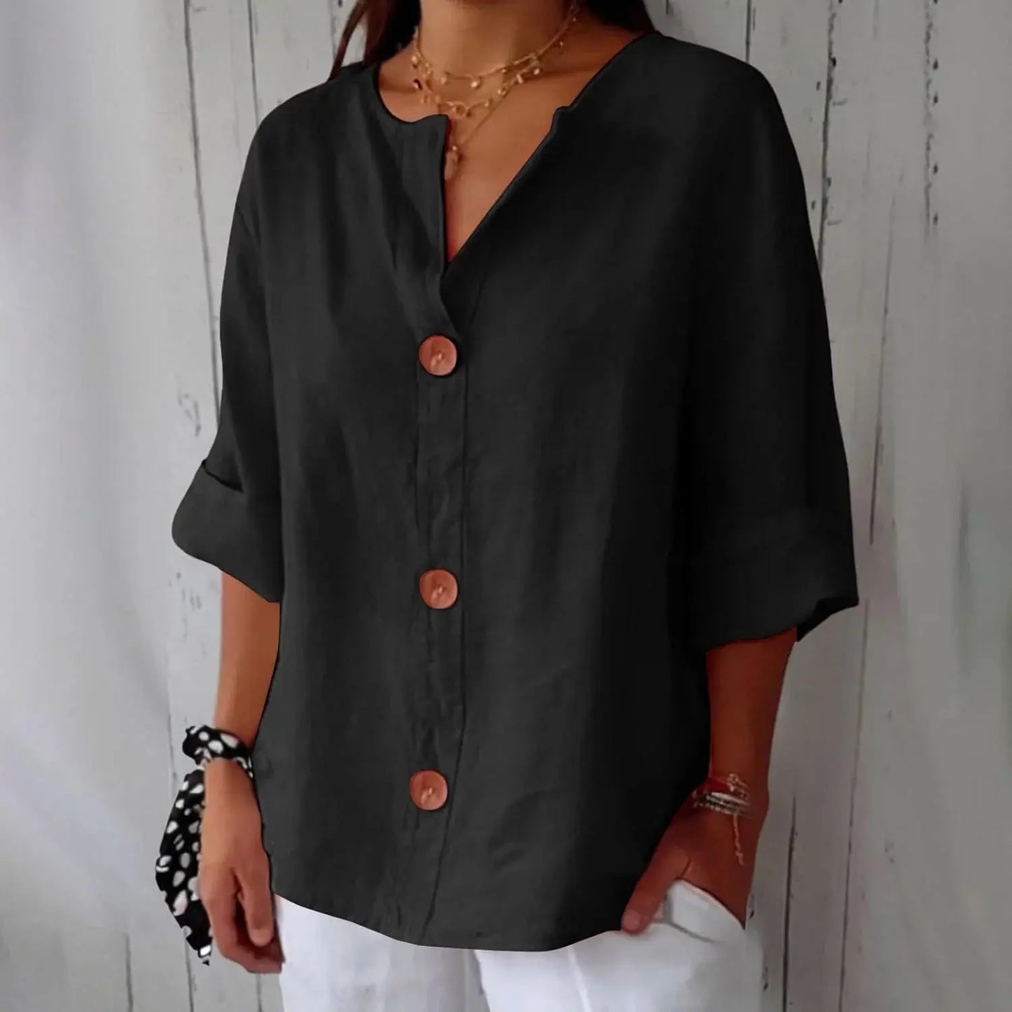 Clara - Løs Bluse