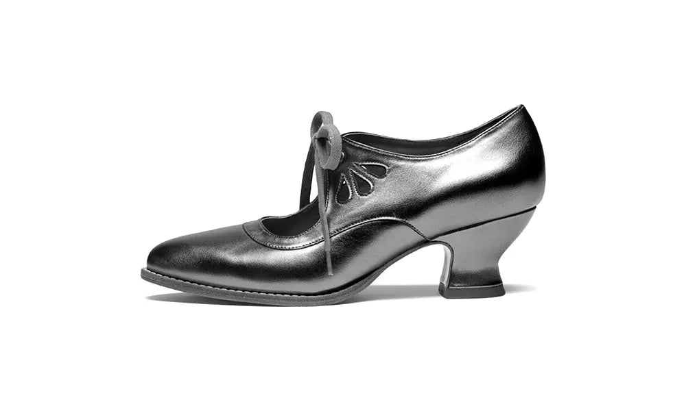 Gibson Edwardian Leather Shoes (Antique Gold) American Duchess