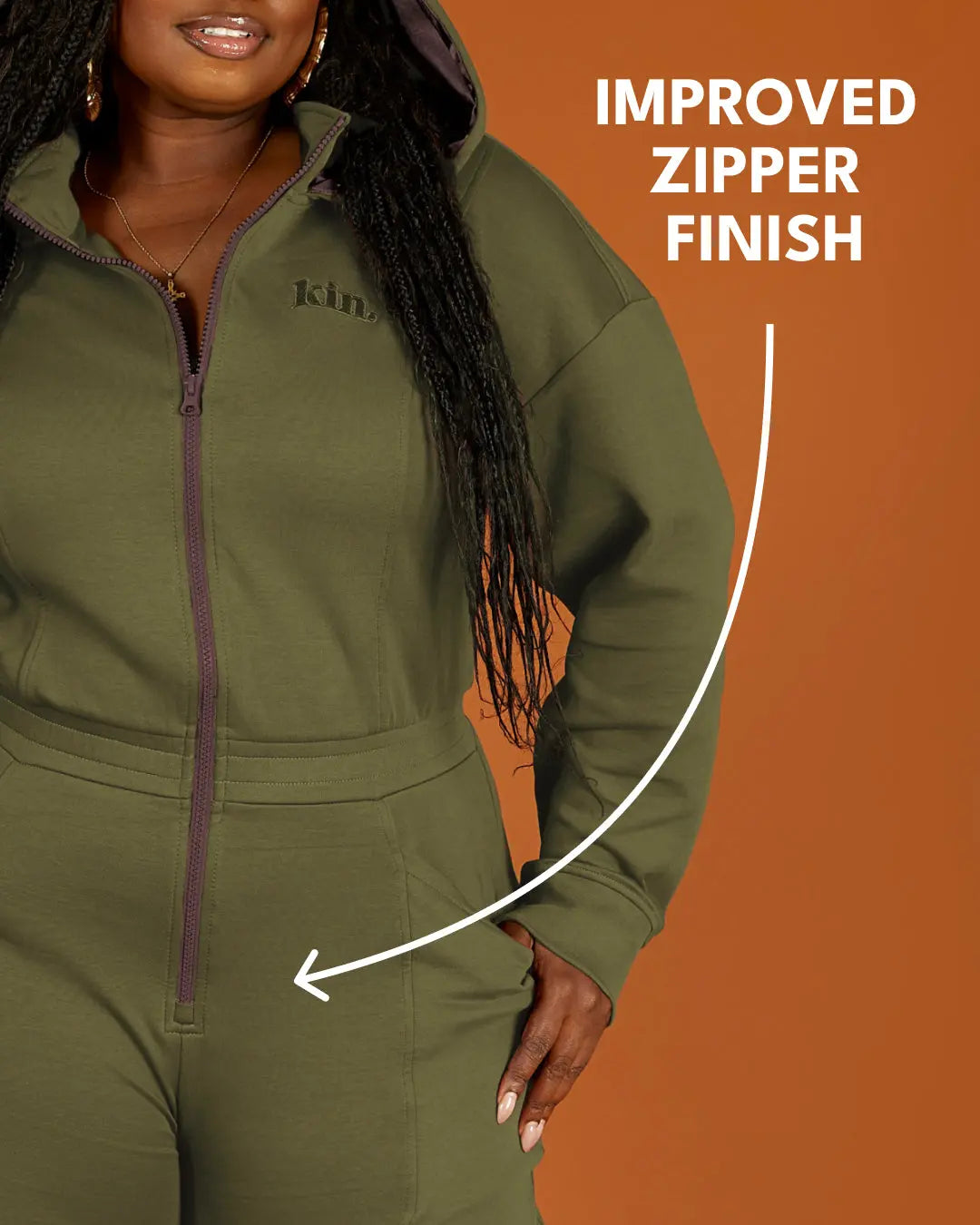 Green Satin Lined Jumpsuit KINApparel
