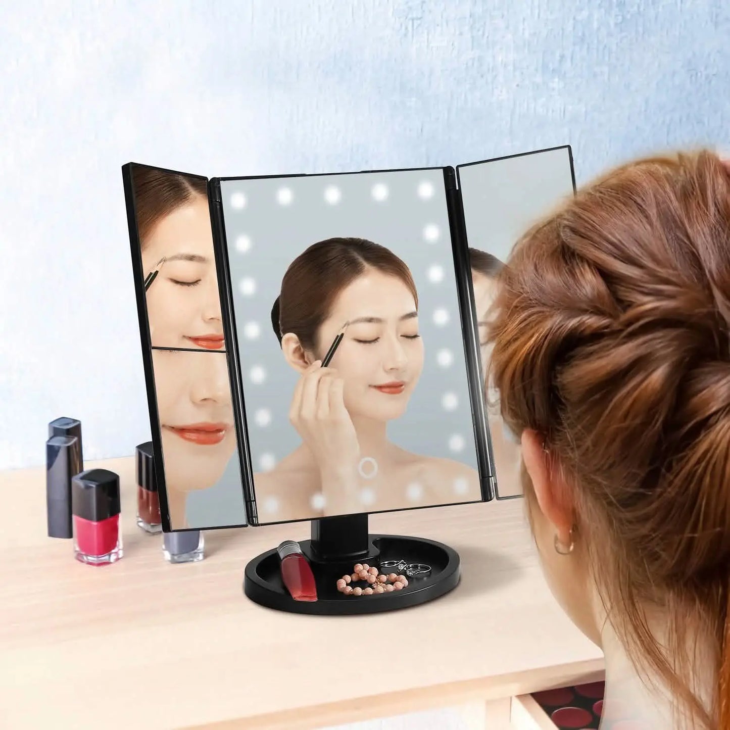 Make Up Mirror with 22 LED Lights DailySale