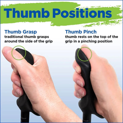Motivator Walking Poles for Balance and Rehab - Patented Stability Grips - Lightweight, Adjustable, and Collapsible -2 Pieces Adjustable w/flip Locks, Detachable feet and Travel Bag - For Heights up to 6'2" York Nordic